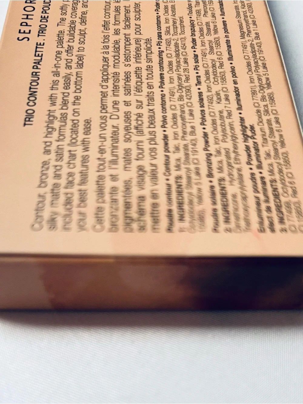 Sephora Medium Deep Contour Palette Soft Glam Makeup Bronze Sculpt New/Sealed